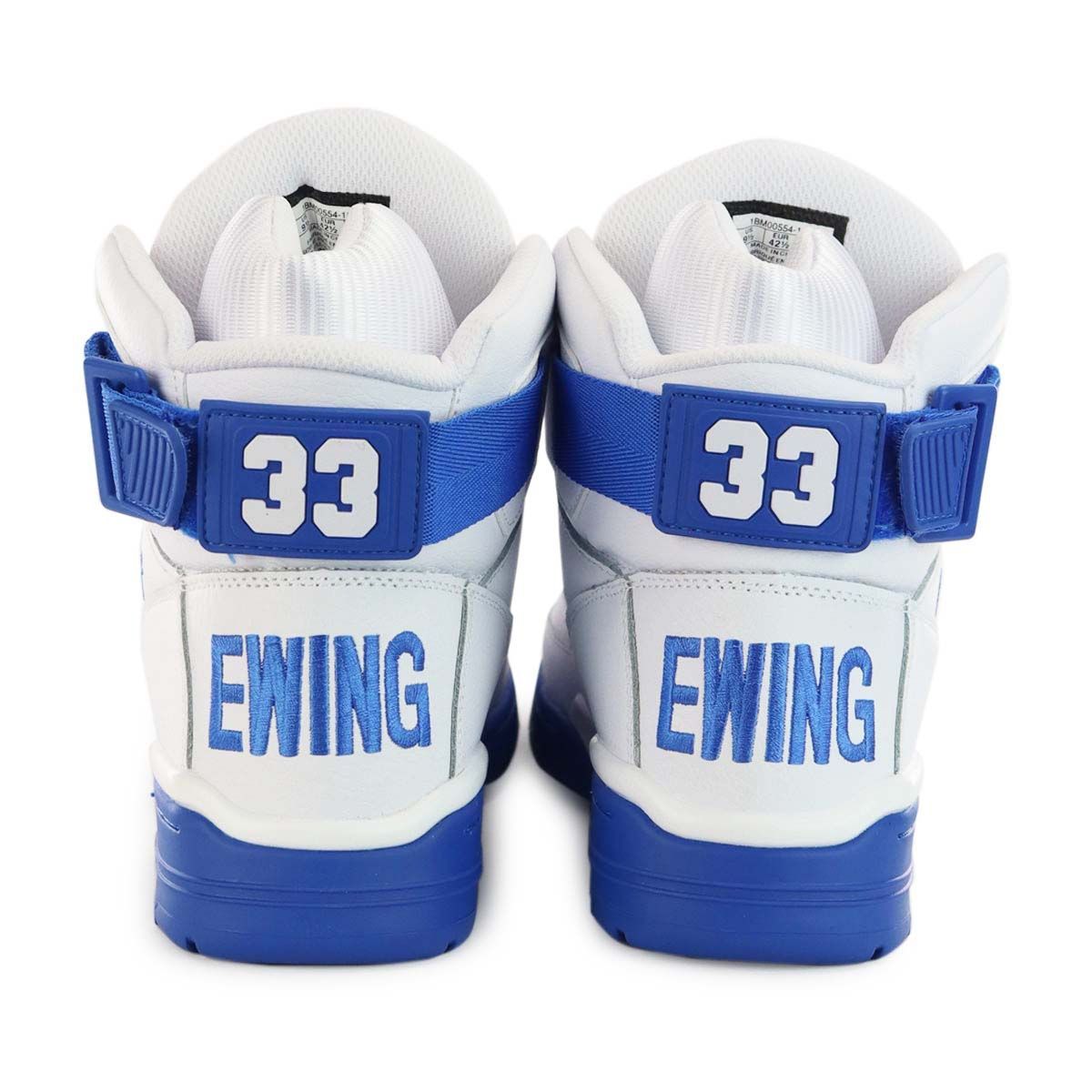 新品/未使用】Ewing 33 Hi☆レザーシューズ/ホワイト ロイヤルブルー 