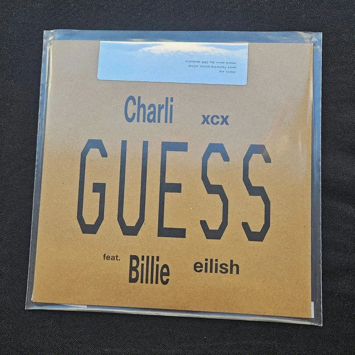 チャーリー xcx ＆ Billlie ビリー アイリッシュ Guess 7 インチ 版 盤 期間 ヴァイナル ビニールレコード