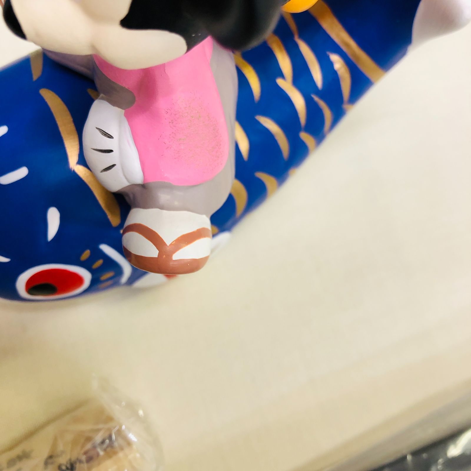 訳あり特価品】キャラクター節句人形 ミッキー＆プルート 鯉乗り