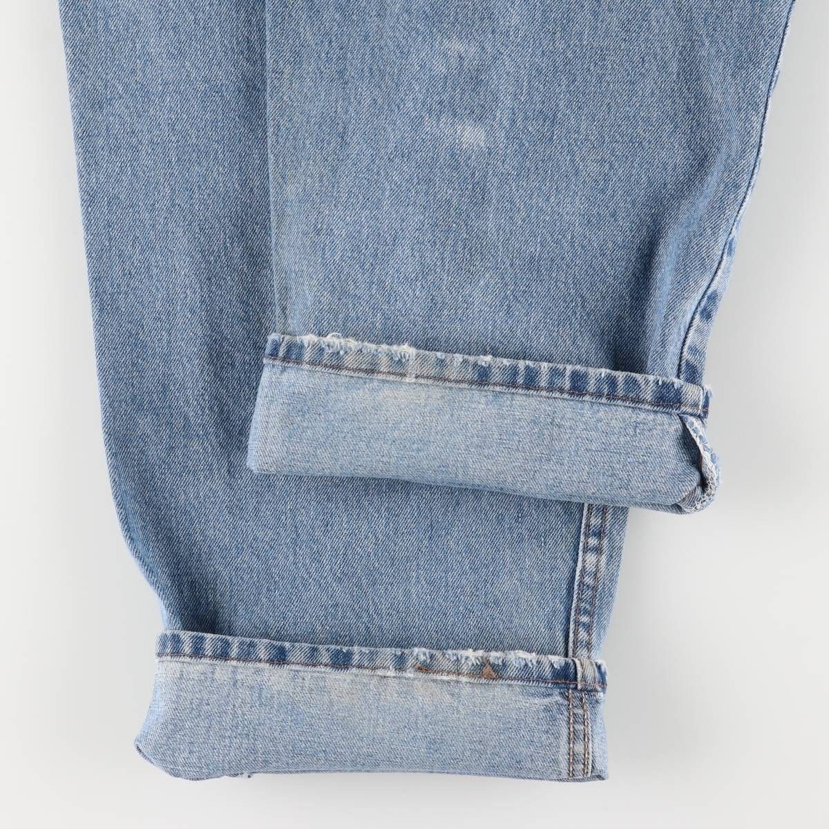 ルーズ テーパードデニムパンツ