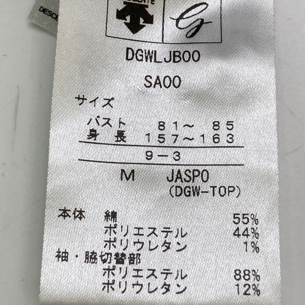 サイズ：M DESCENTE GOLF デサントゴルフ  長袖ポロシャツ  ブルー系 [240101431031] ゴルフウェア レディース ストスト サイズ：M DESCENTE GOLF デサントゴルフ 長袖ポロシャツ ブルー
