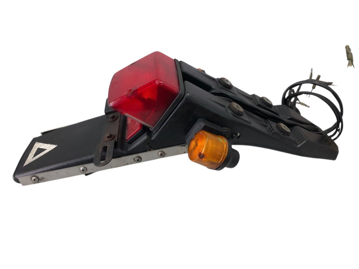 Kawasaki KDX125SR DX125A テールランプ リアウィンカー フェンダー 点灯OK フェンダー割れ補修有 2778-M6729