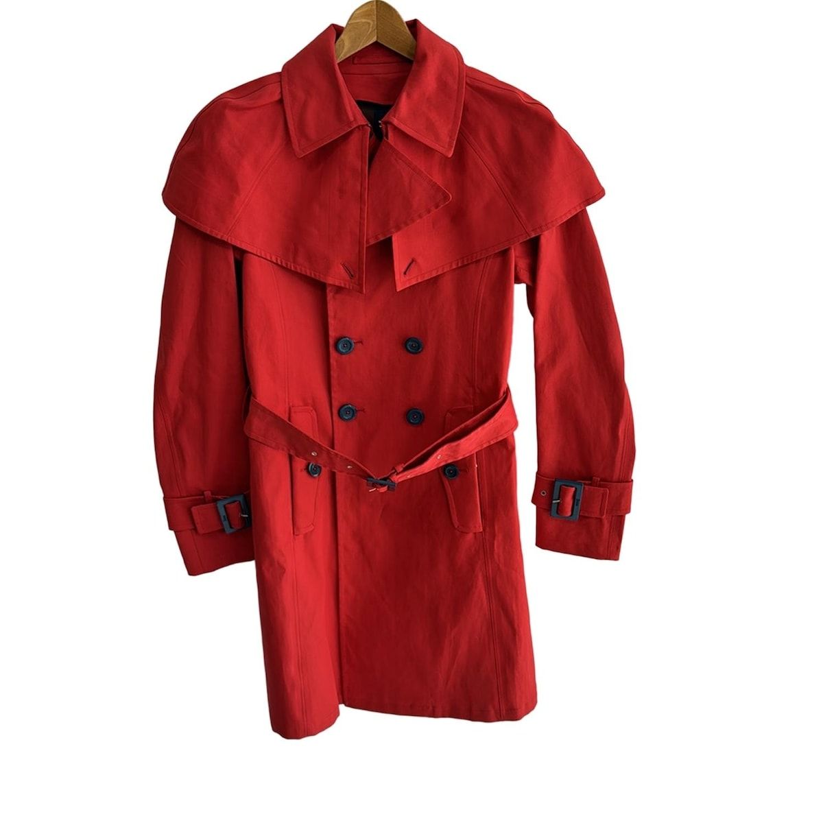 HERNO(ヘルノ) コート サイズ44 S メンズ美品 - レッド 長袖/秋