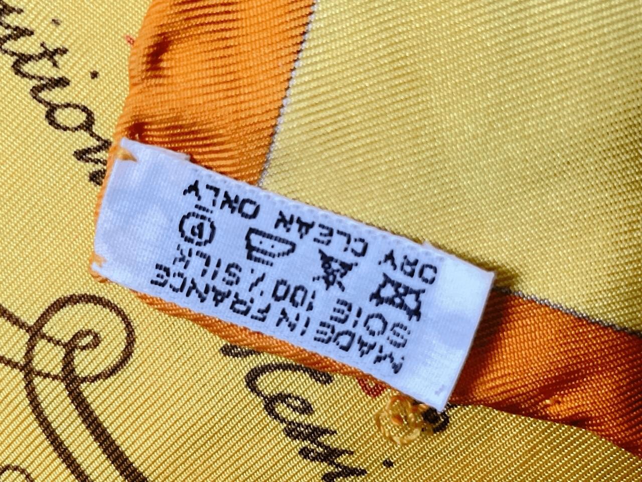 楽天市場】美品 HERMES エルメス カレ45 LART DECRIRE 書の芸術