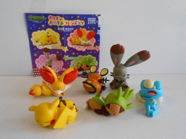 一番の贈り物 ♯Jzc25OZポケモンおやすみフレンズXY全6種フィギュアハリマロン その他