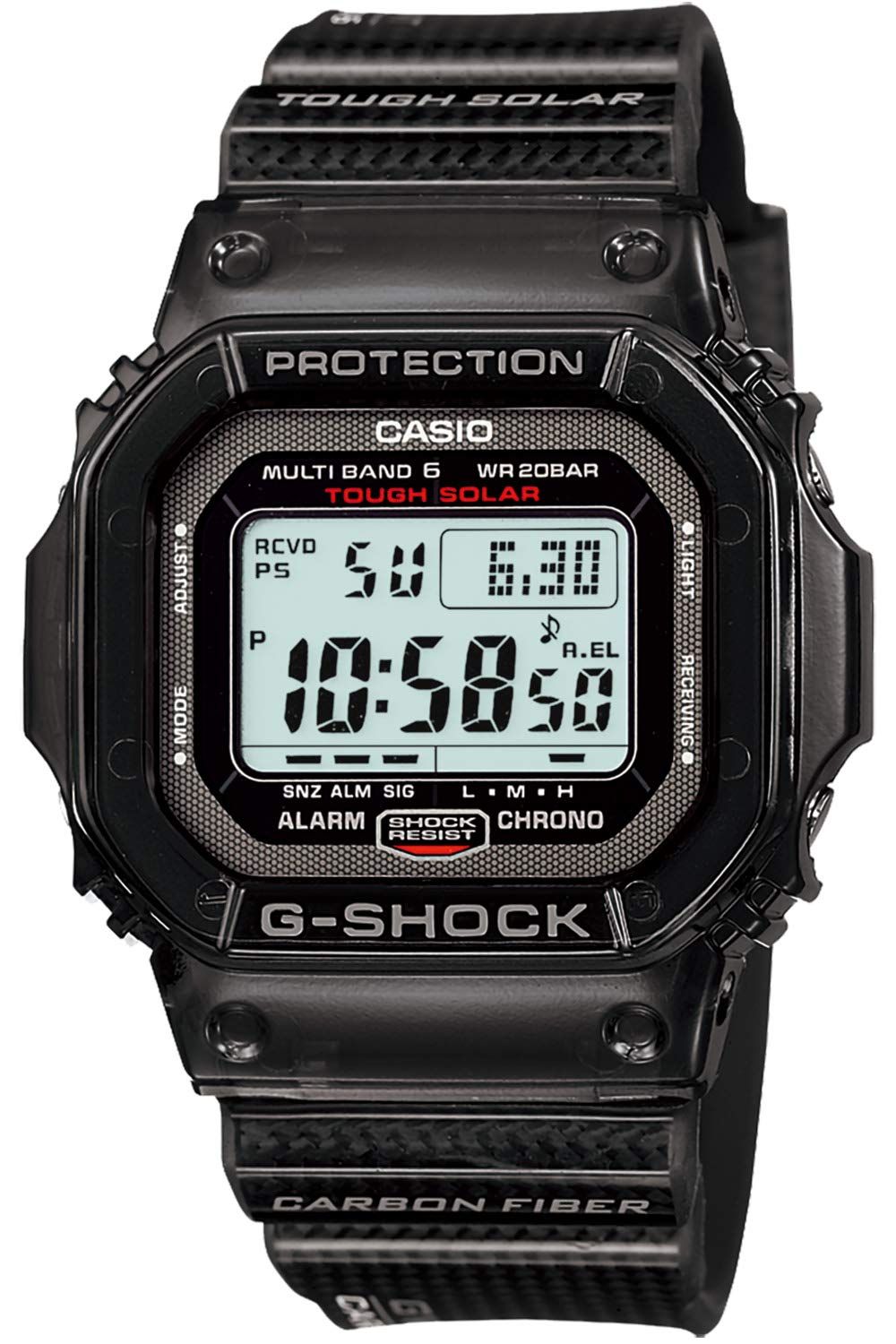 [カシオ] 腕時計 ジーショック 電波ソーラー ELバックライトタイプ GW-S5600-1JF ブラック 