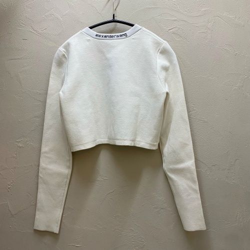 Alexander Wang アレキサンダーワン ロゴトリム ニット カーディガン 