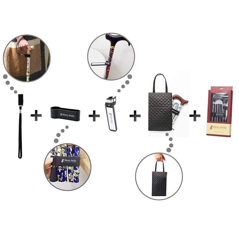 ステッキクリップホルダー付き