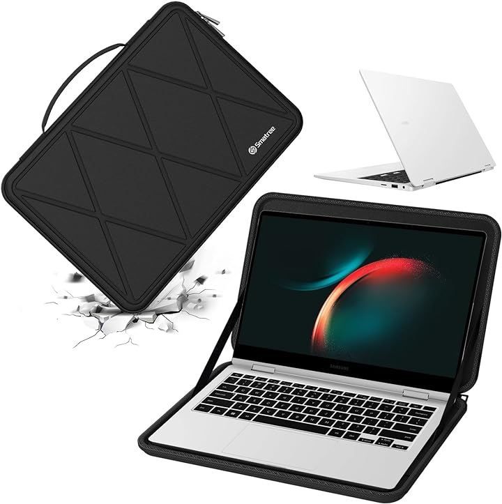 Smatree ハードEVA保護スリーブケース 13.3インチ Samsung Galaxy Book2 360/Book3 360ノートパソコン、Samsung Pro 5G( Black，  For Samsung 13.3インチ（M27）)