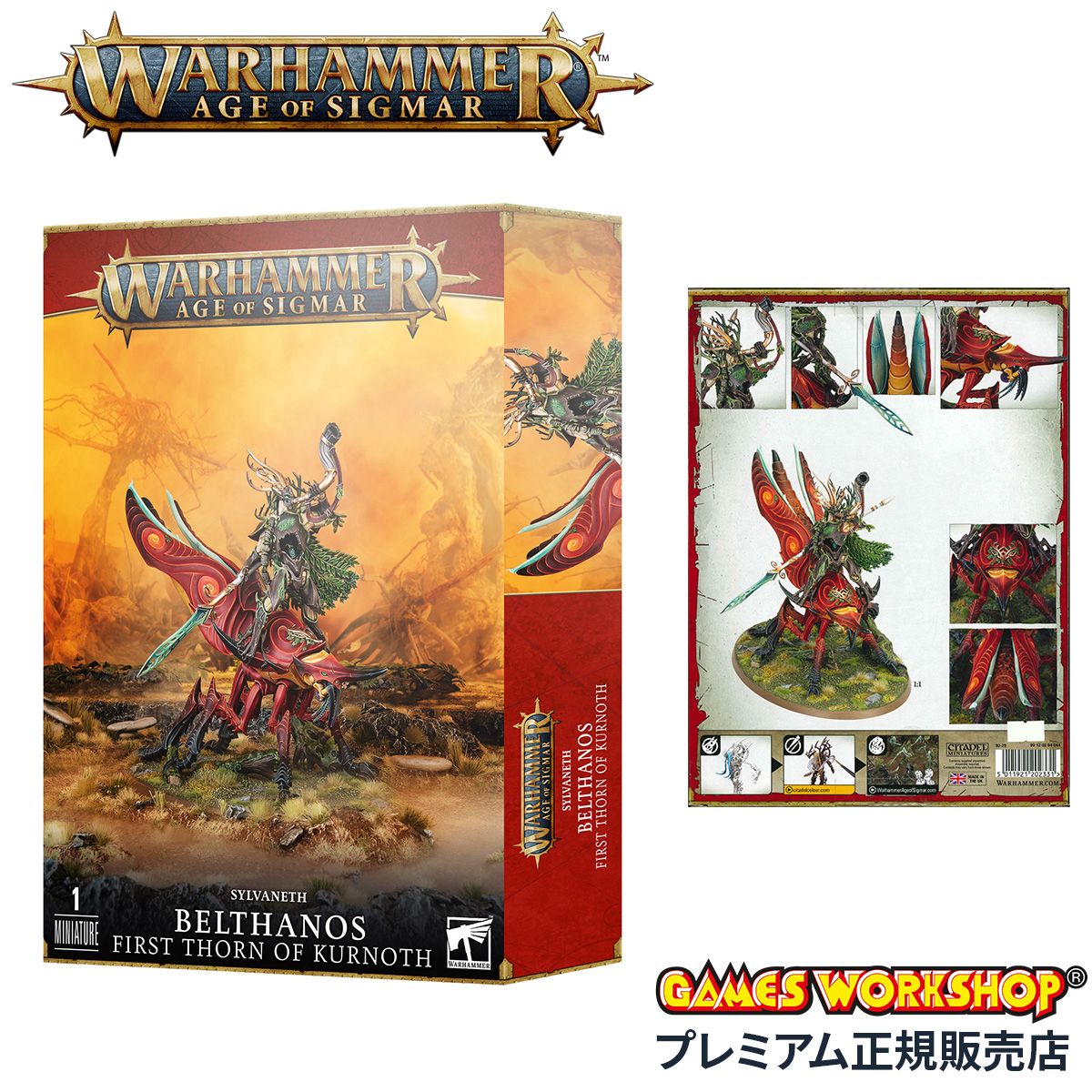 【メーカー正規品】新商品/ゲームズワークショップ/WARHAMMER/シルヴァネス：“クルノスの第一の棘”ベルサノス/【wh-92-29】