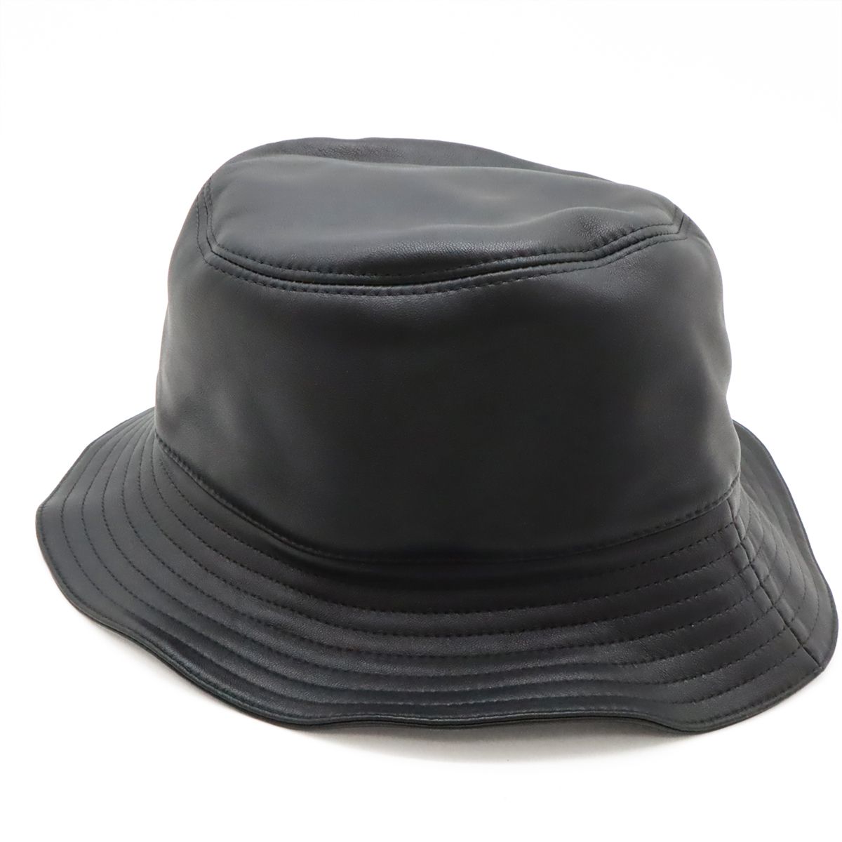 ロエベ LOEWE アナグラム フィッシャーマンハット バケットハット　レザー LOEWE ロエベ FISHEMAN HAT フィッシャーマンハット アナグラム