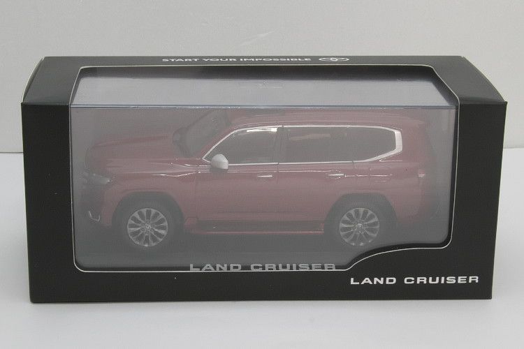 トヨタ特注 1/30 新型 トヨタ ランドクルーザー 300 ランクル カラーサンプル ダークレッドマイカ ミニカー TOYOTA LAND  CRUISER 1/18 1/43 - メルカリ