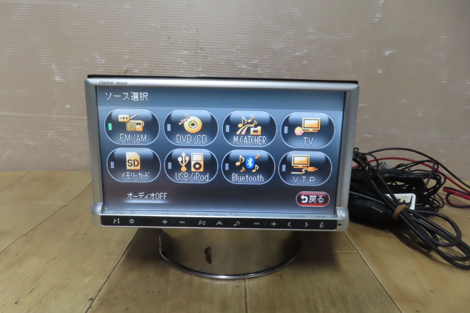 ☆クラリオン☆NX609 【フルセグ】clarion NX609 usb/Bluetooth付き 