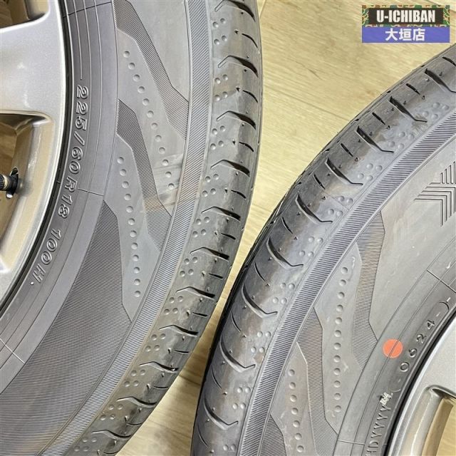 良品 40アルファード 純正 7-18+40 5H120 ヨコハマ アドバンV03