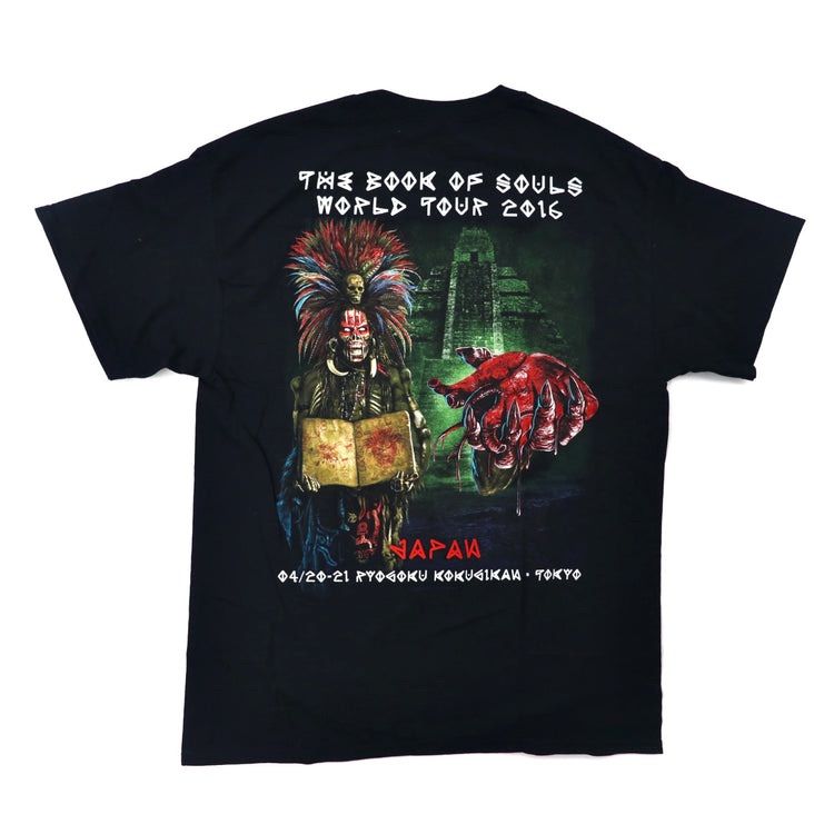 GILDAN バンドTシャツ L ブラック IRON MAIDEN 2016 両国国技館 日本