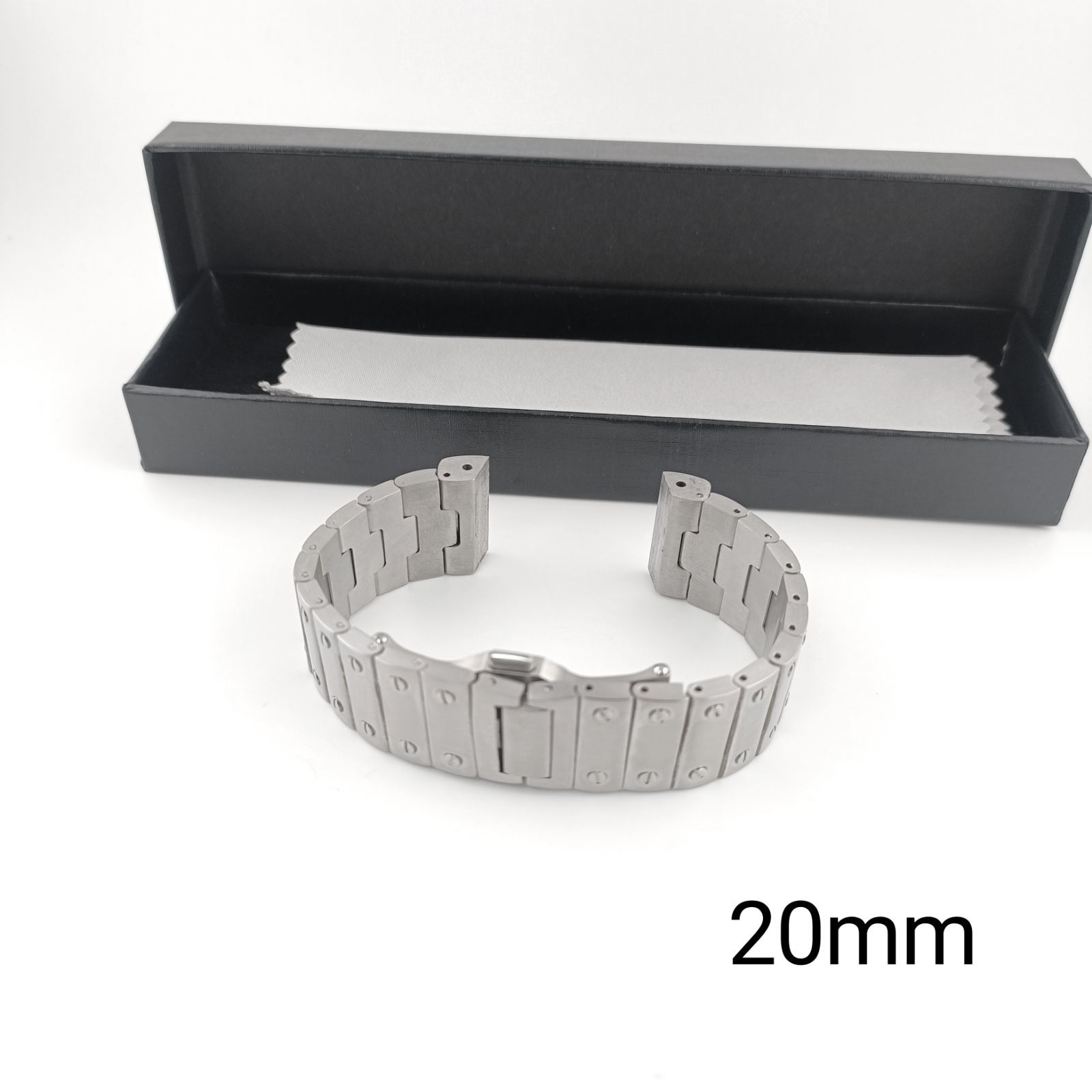 腕時計 修理交換用 ブレスレット 23mm 金属ベルト 【対応