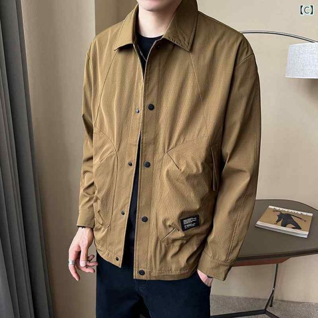 [L]メンズ 服 シンプル ファッション オシャレ 大人 かっこいい 大きいサイズ ストリート 紳士服 ビジネス ジャケット 黒 エグゼクティブ 襟 シンプル