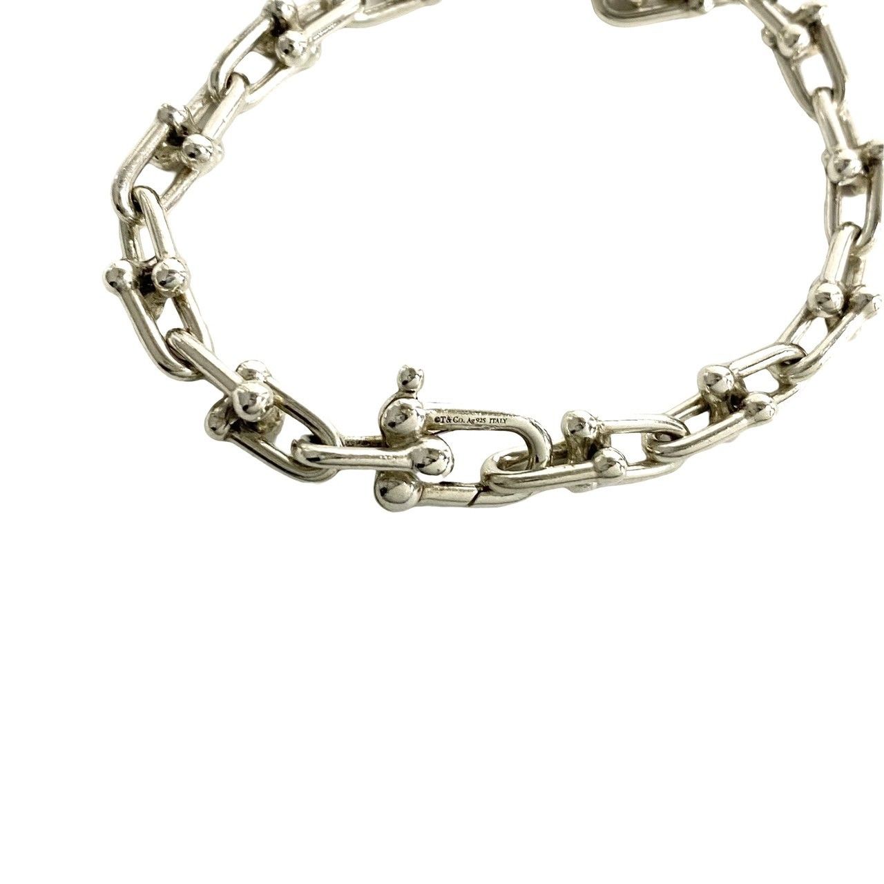 極 美品 レア TIFFANY&Co. ティファニー ハードウエア スモールリンク 