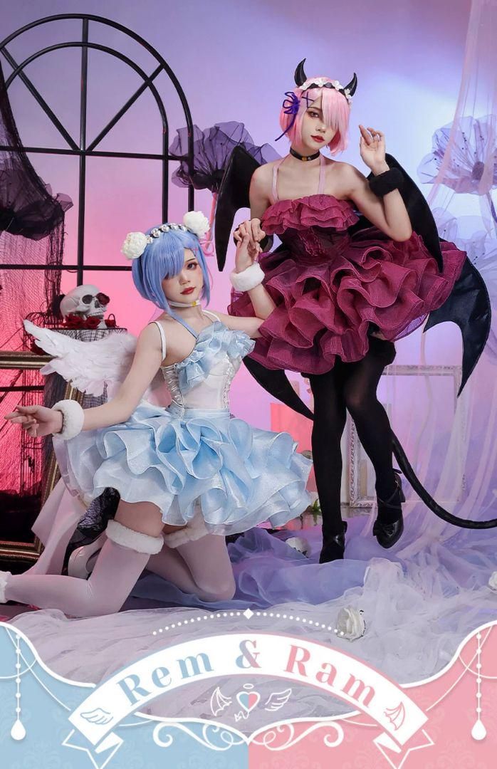 三分妄想 ゼロから始める異世界生活 リゼロ レム コスプレ 衣装 - メルカリ