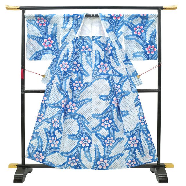 新古品】 夏物 本場有松鳴海絞り 浴衣 未使用 有松 ゆかた 絞り