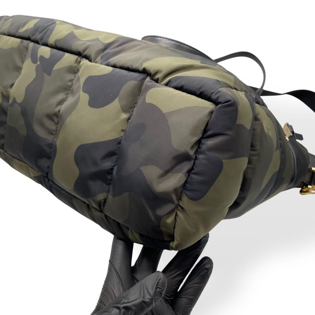 美品　NANNINI ナンニーニ　２way トートバッグ ナイロン　大容量　カモ 美品 NANNINI ナンニーニ 2way トートバッグ ナイロン 大容量