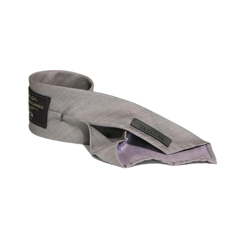 【特価商品】[Yu0026TAILOR] ネクタイ ウール シルク クワトロピエゲ CANONICO DOUBLE WARP カノニコ ダブルワープ ５Colors 高級 ブランド おしゃれ プレゼント (ベージュ)