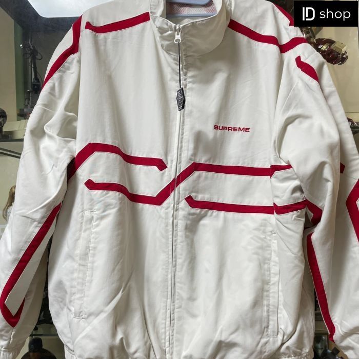 Supreme シュプリーム Inset Link Track Jacket Light Grey Supreme シュプリーム Inset Link Track Jacket Light Grey