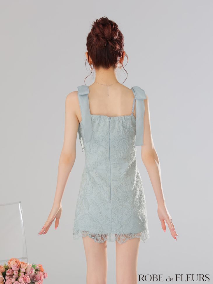 ホワイト fm3457XSサイズあり【ROBE de FLEURS/ローブドフルール