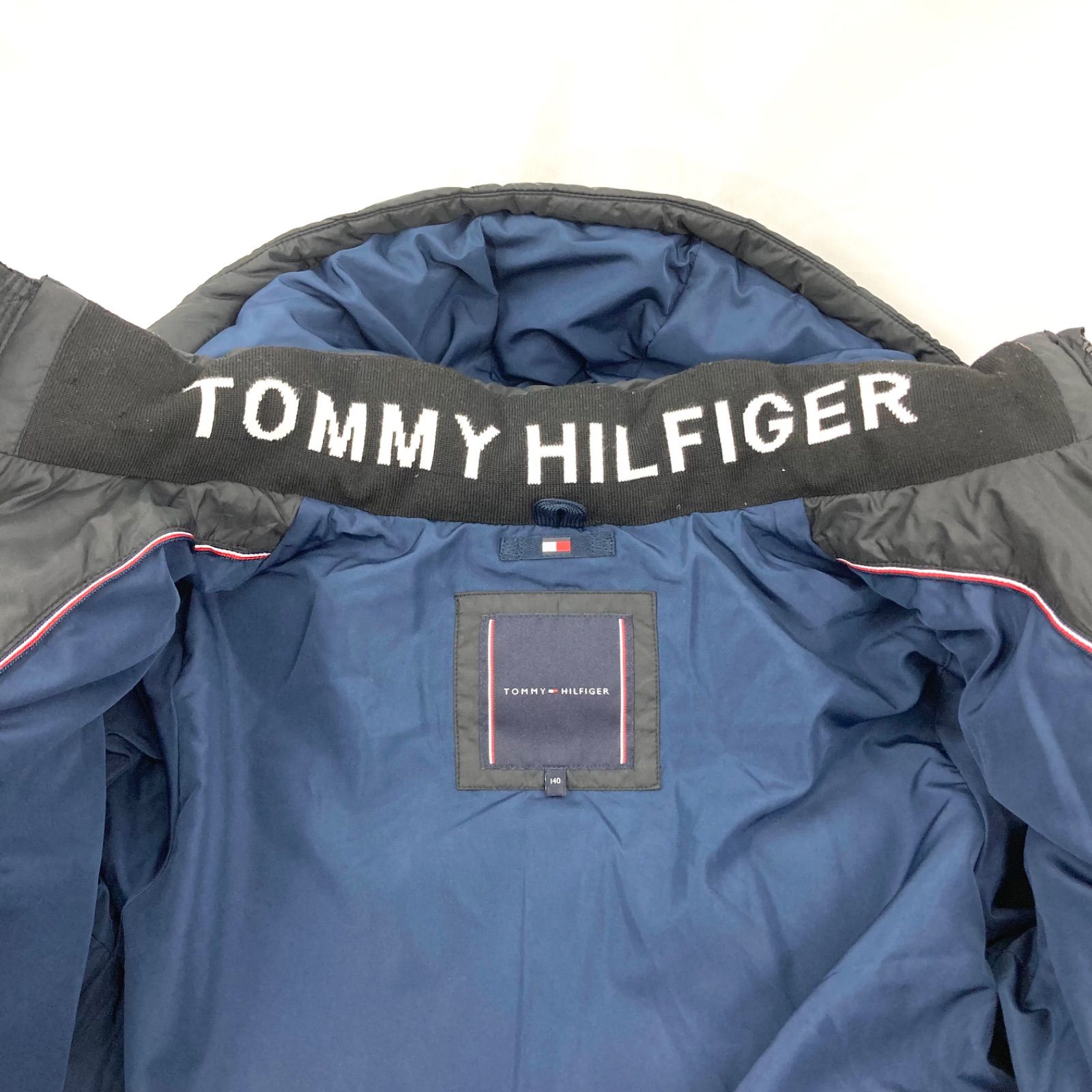 美品＊TOMMY HILFIGER(トミーヒルフィガー) BOYS ベーシック ダウン