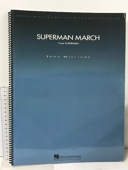洋書 楽譜 スーパーマン マーチ ジョン・ウィリアムズ  SUPERMAN MARCH From SUPERMAN John Williams