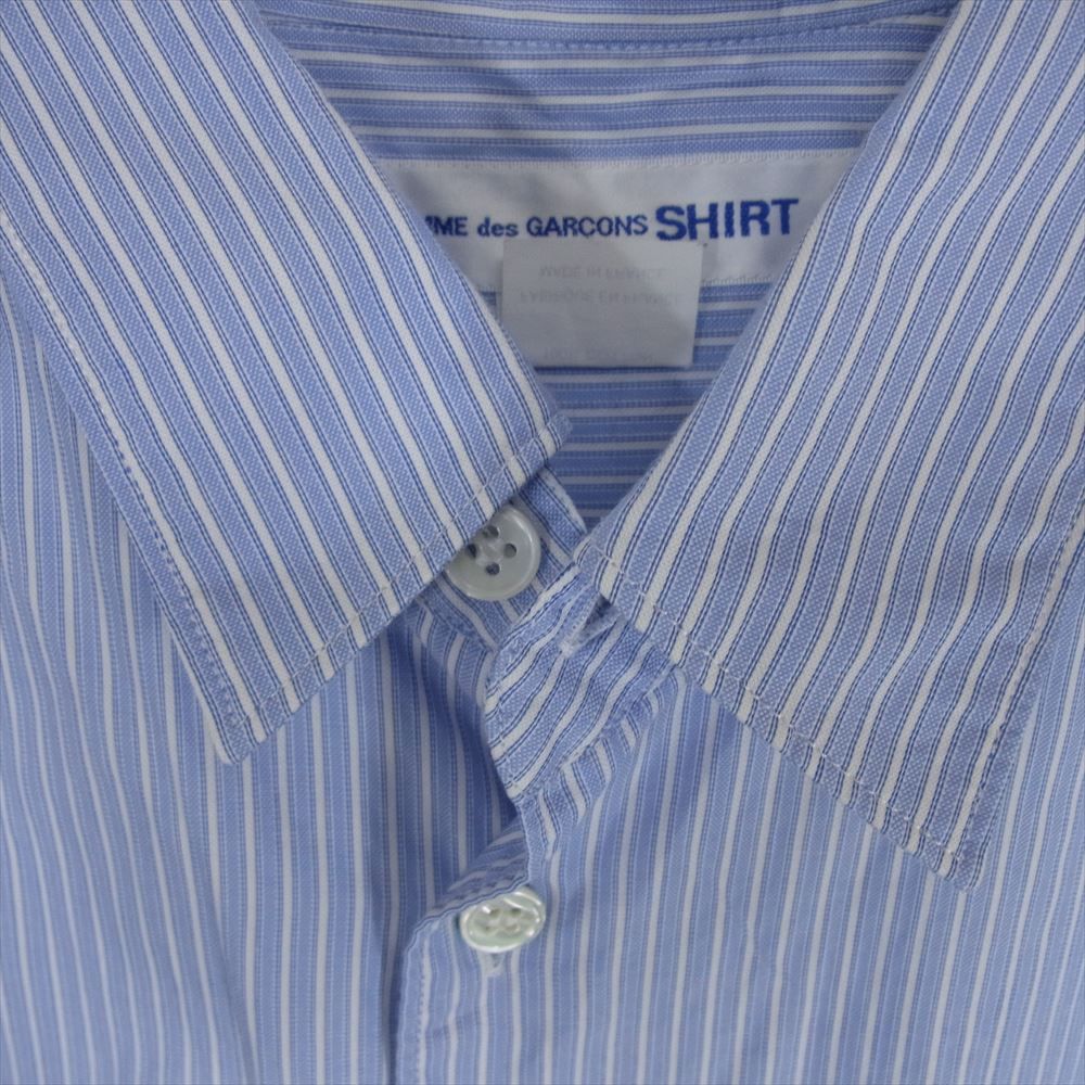 COMME des GARCONS SHIRT 長袖コットンシャツ　フランス製 COMME des GARCONS コムデギャルソン SHIRT シャツ FI-B035