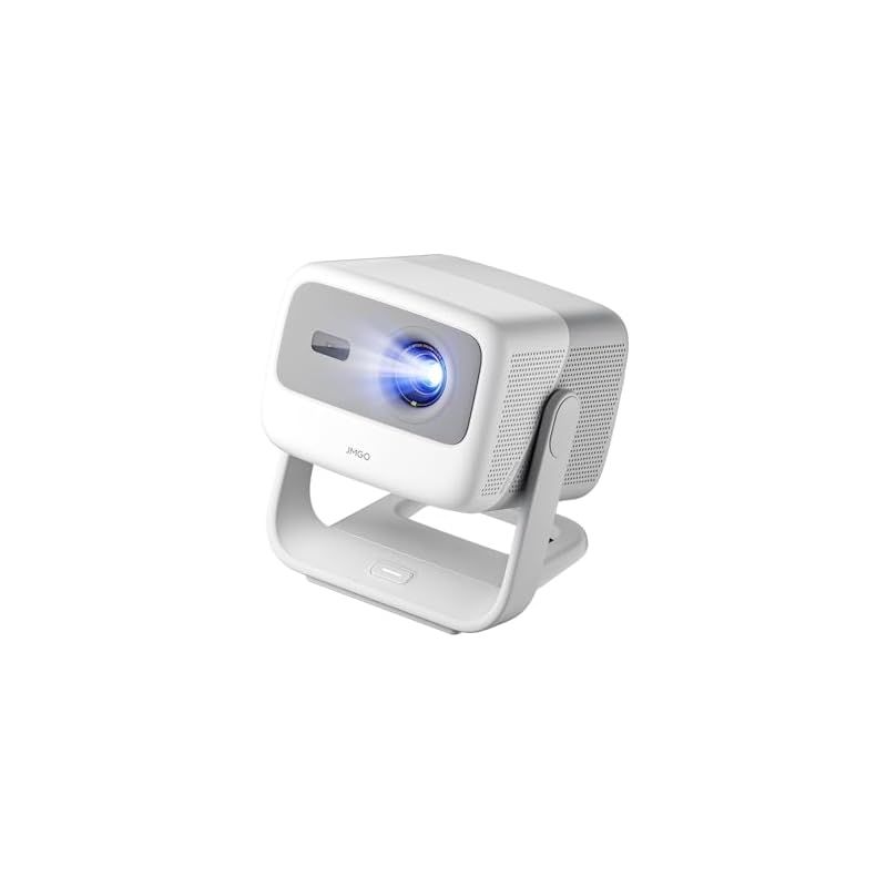 JMGO N1S 4K 3色レーザー プロジェクター Google TV搭載|Netflix公式APP使用可 | 1100ISOルーメン | ジンバル一体型|スタンド内蔵|オートフォーカス|リアルタイム補正|全自動台形補正 | 180インチ投影 0