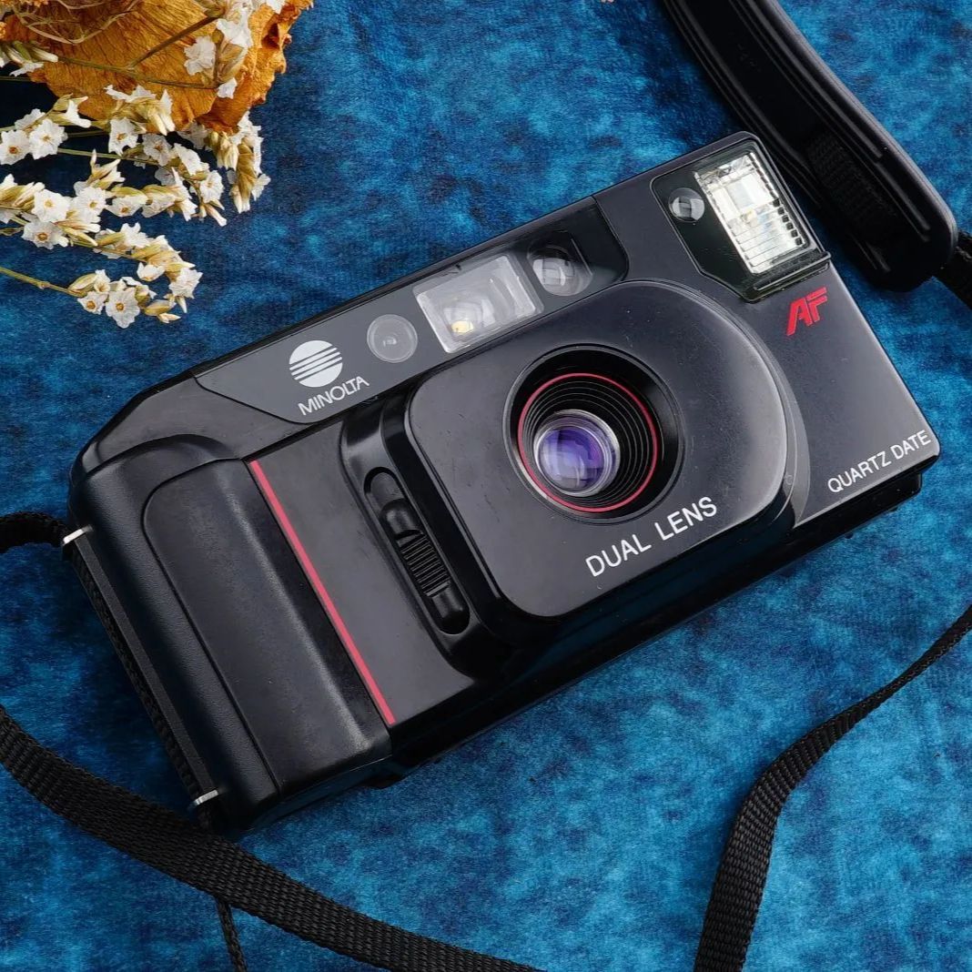 完動品◇並品◇ MINOLTA ミノルタ MAC-DUAL コンパクトフィルムカメラ 
