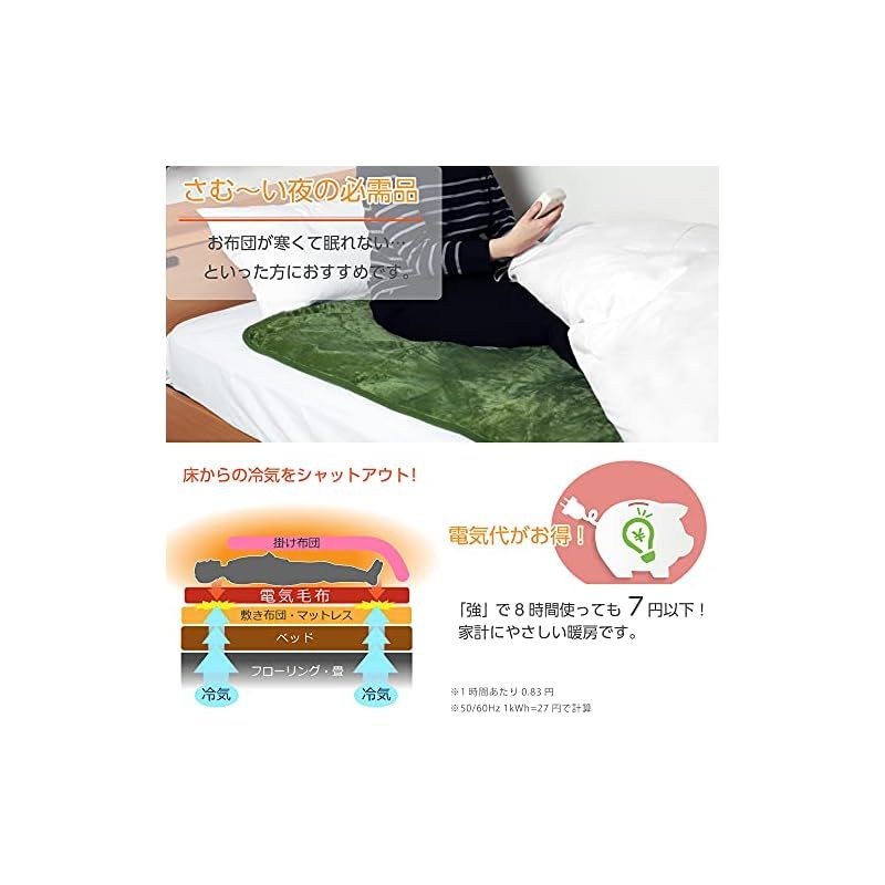 電気毛布 敷き
