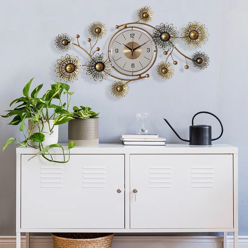 掛け時計 壁掛け おしゃれ フラワー アートウォールクロック デザイナーズ 装飾 掛け時計 壁掛け おしゃれ フラワー アートウォールクロック