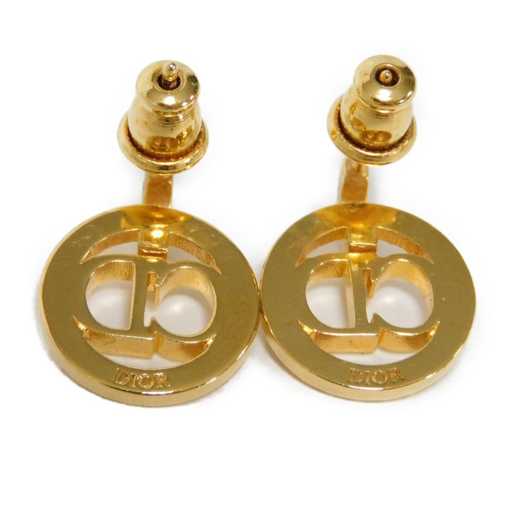 ディオール　クレール ディー リュヌ ピアス　CDロゴ　ラインストーン　両耳用 ディオール クレール ディー リュヌ ピアス CDロゴ ラインストーン 両