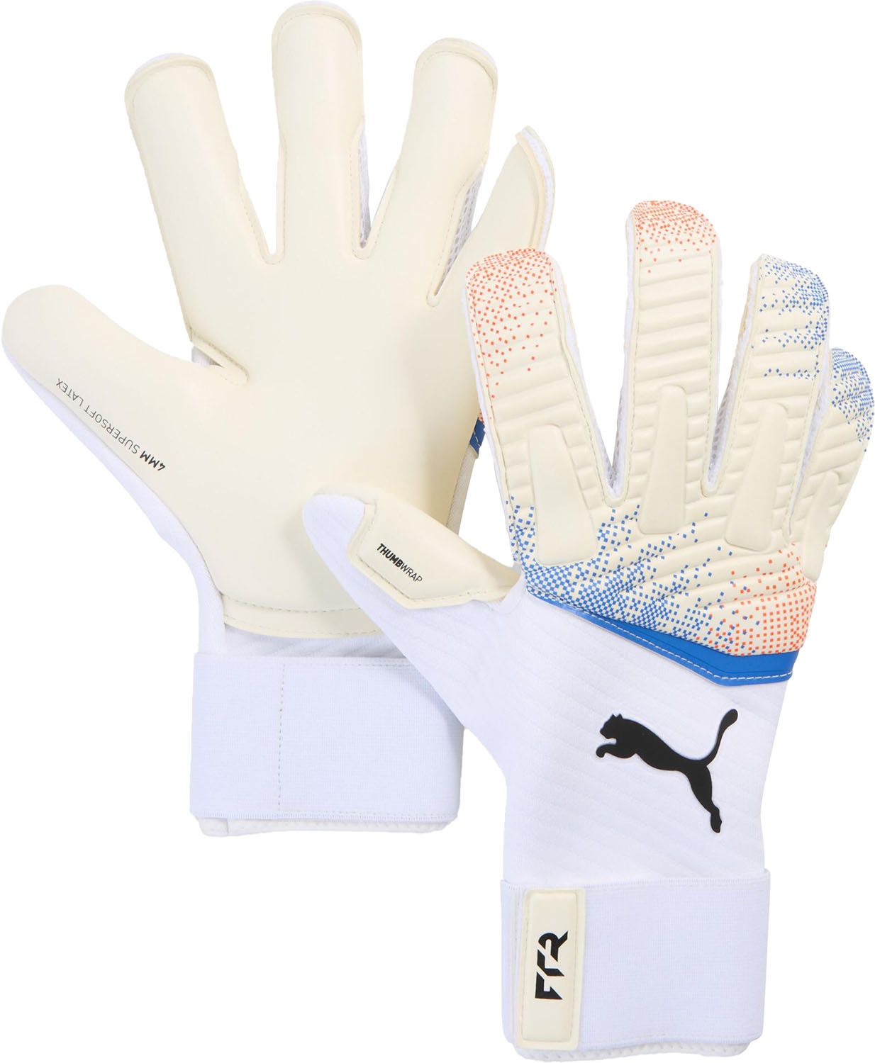 プーマ PUMA サッカー フューチャー プロSGC キーパー グローブ グラブ 手袋 ゴールキーパー GK グリップ力 耐久性 柔軟性 快適性 部活動 クラブ サークル 練習 試合 大会 042066 11 PUMAWHITE-GLOWING