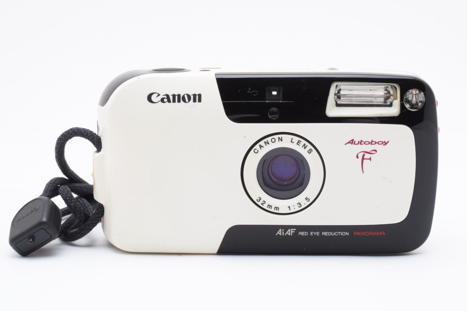 良品] キャノン Canon Autoboy F パンダ ホワイト コンパクトフィルム