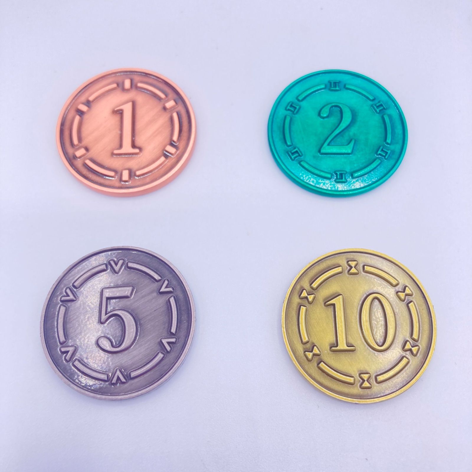 メタルりばコイン（80枚セット）/ボードゲームグッズ - メルカリ ゲームコイン セット 多色