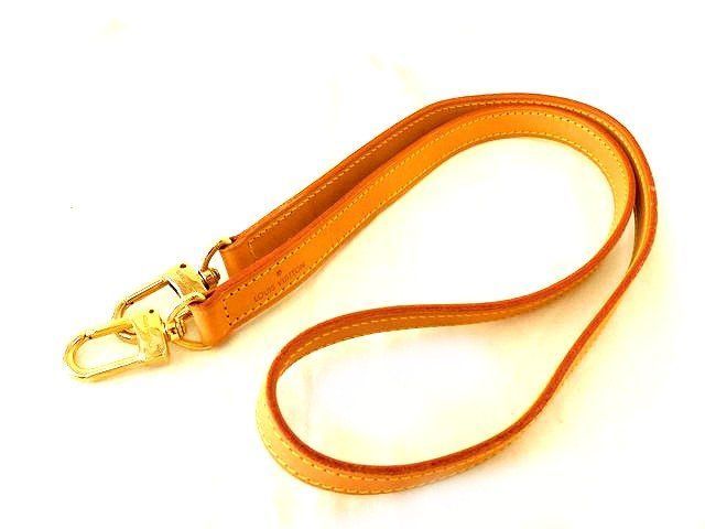 ヴィトン ショルダーストラップ ヌメ革 幅 1.6ｃｍ 100cm モノグラム バッグ Louis Vuitton □ 7J