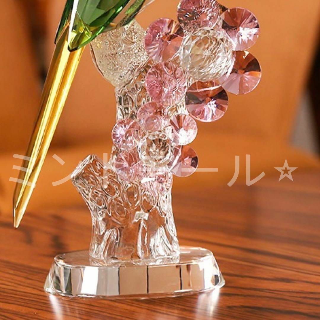  彫刻クリスタルバード 輸入雑貨 クリスタル素材 サンキャッチャー 置物 オブジェ クリスタルガラス 鳥 動物 飾物 フラワー アート イ ミニチュア家具 置物 インテリア小物