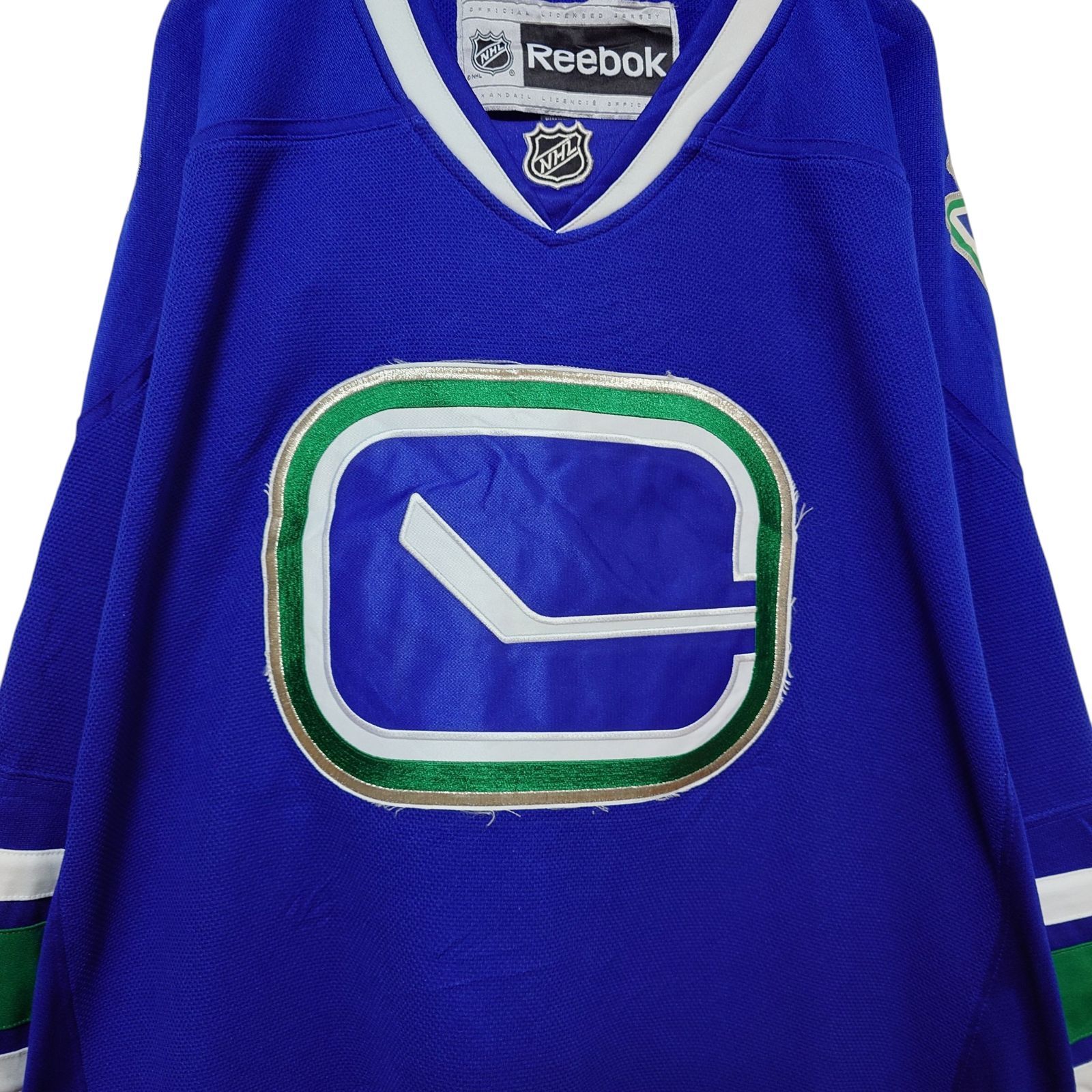 Reebok - 【Reebok】 NHL バンクーバー・カナックス ゲームシャツ S-1887 Reebok】 NHL バンクーバー・カナックス ゲームシャツ S-1887