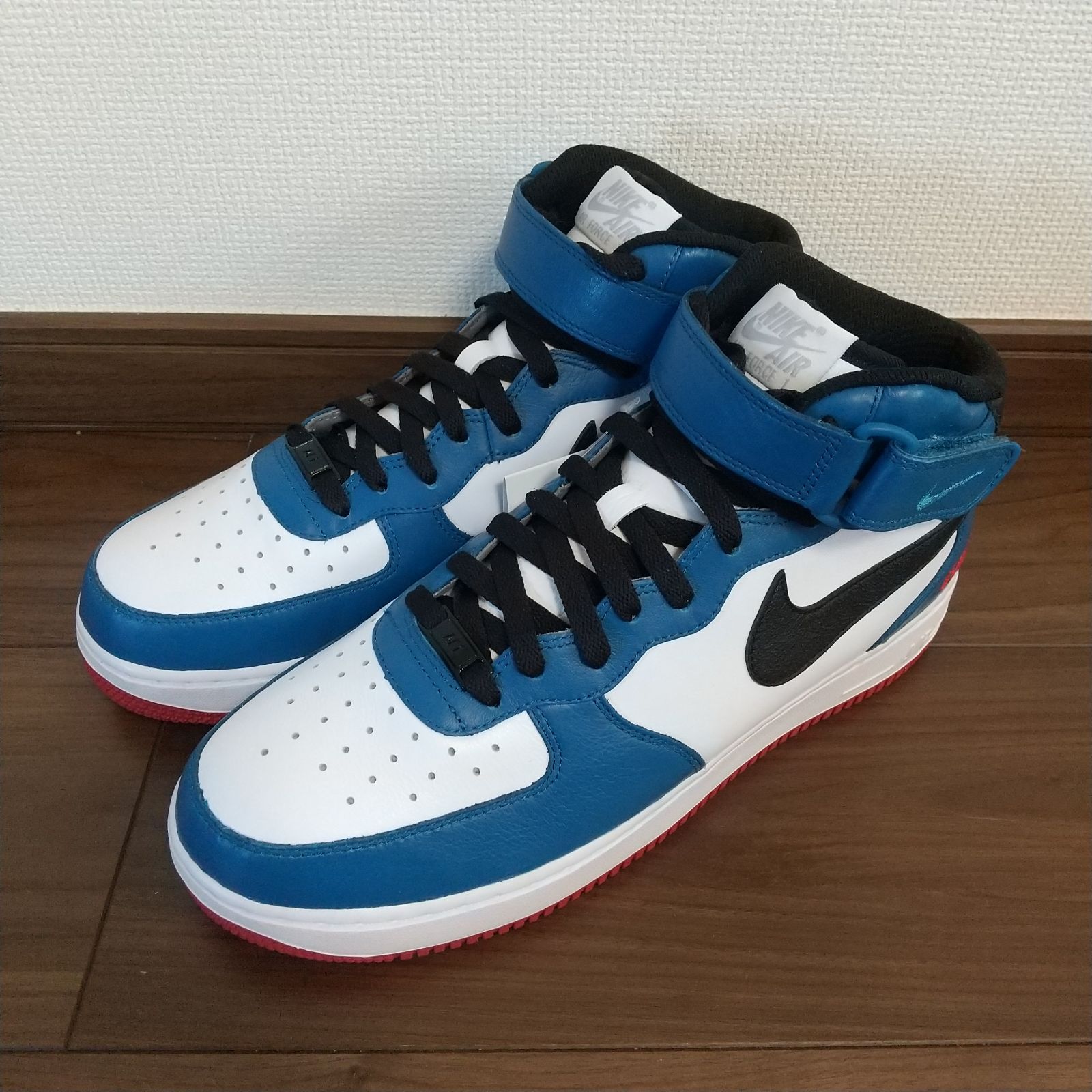 ナイキエアフォース1MID NIKEiD 新品未使用品 - shop 🧢 Y2 - メルカリ