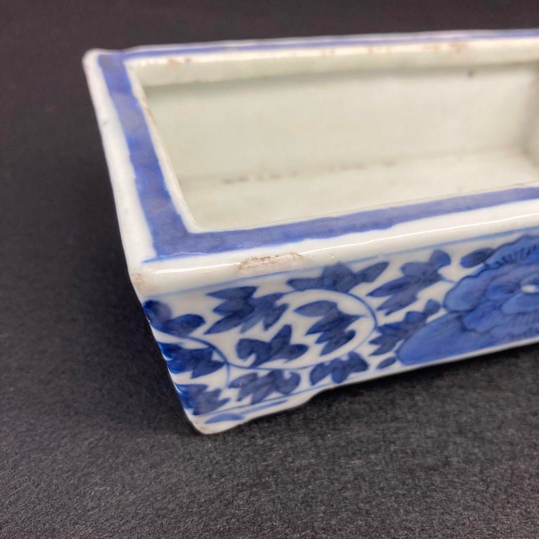 中国明時代 古染付水盤