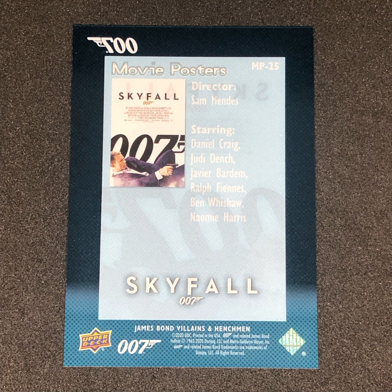 Skyfall / 007 スカイフォール 2020 Upper Deck ジェームズ・ボンド
