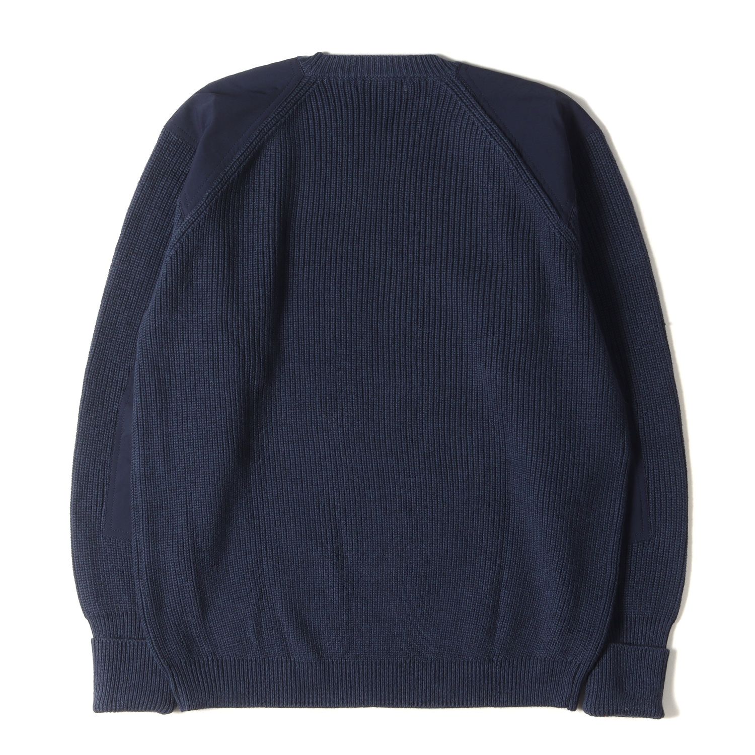 新品 NONNATIVE ノンネイティブ ニット サイズ:2 21W/22S コマンダー ニット セーター TROOPER SWEATER C/C YARN WITH POLY TWILL Pliantex NN-K4005 ネイビー 紺 トップス 長袖 シンプル 無地【メンズ】 新品 NONNATIVE ノンネイティブ ニット サイズ:2 21W/22S コマンダー
