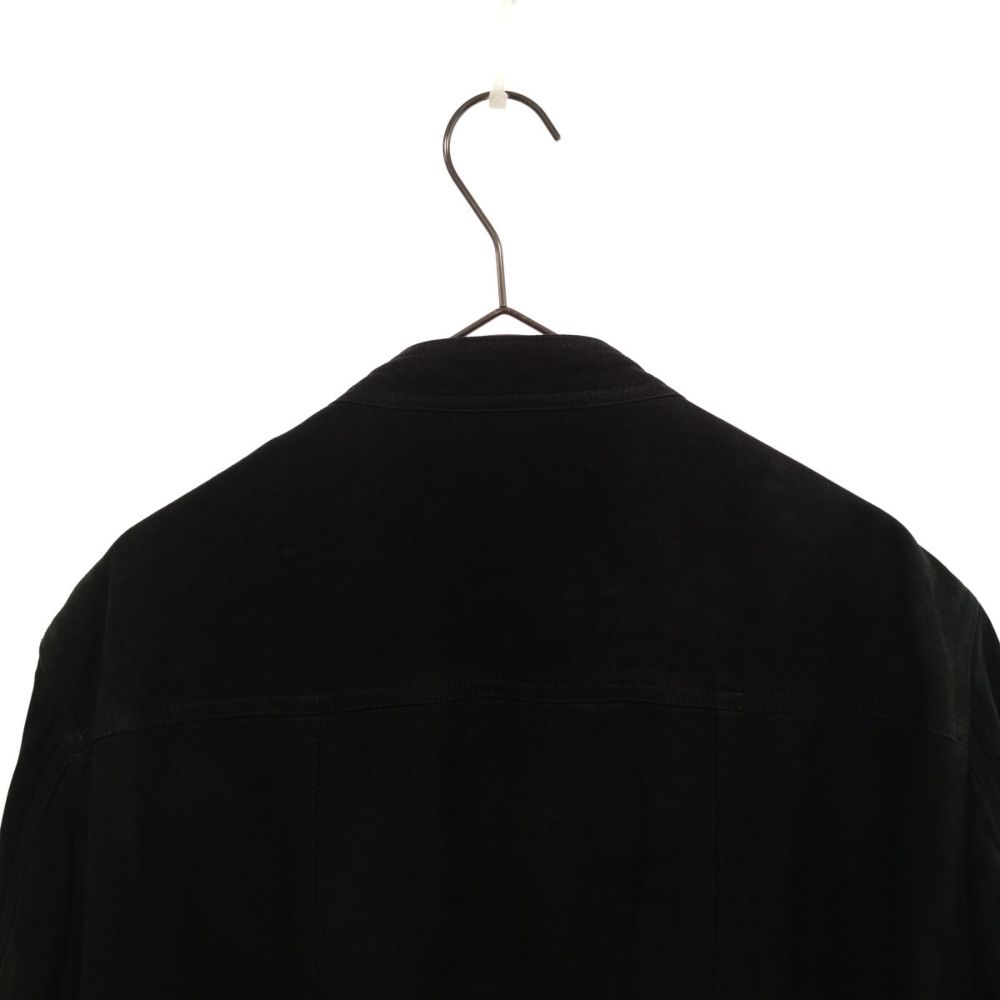 Rick Owens リックオウエンス 15AW STERNBERG NO HOOD JACKET RU15F7763-LK ジップアップヌバックレザージャケット ブラック Rick Owens (リックオウエンス) 15AW STERNBERG NO HOOD JACKET