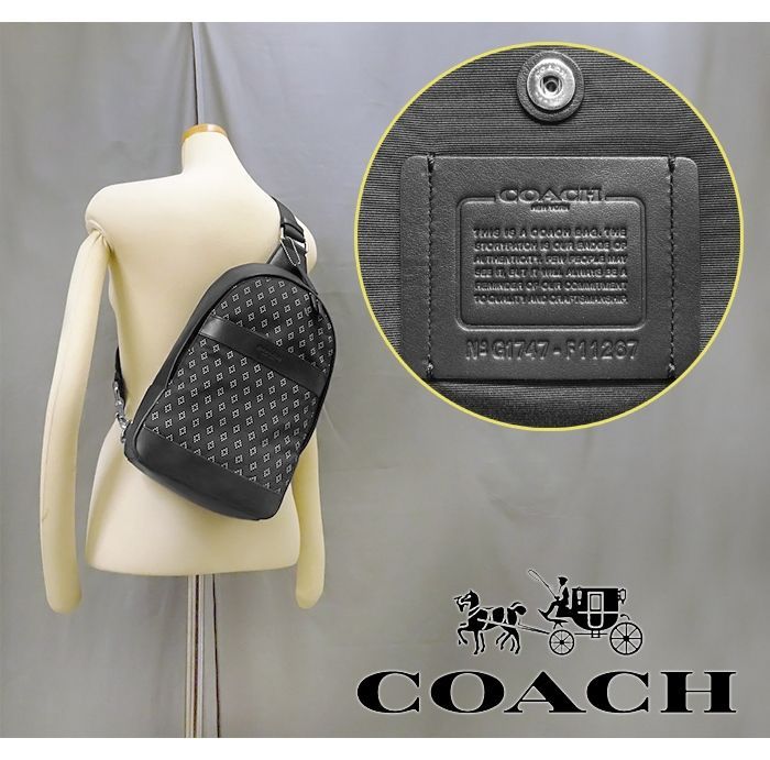 併売商品※◇美品◇COACH【コーチ】ボディバッグ ナイロン レザー