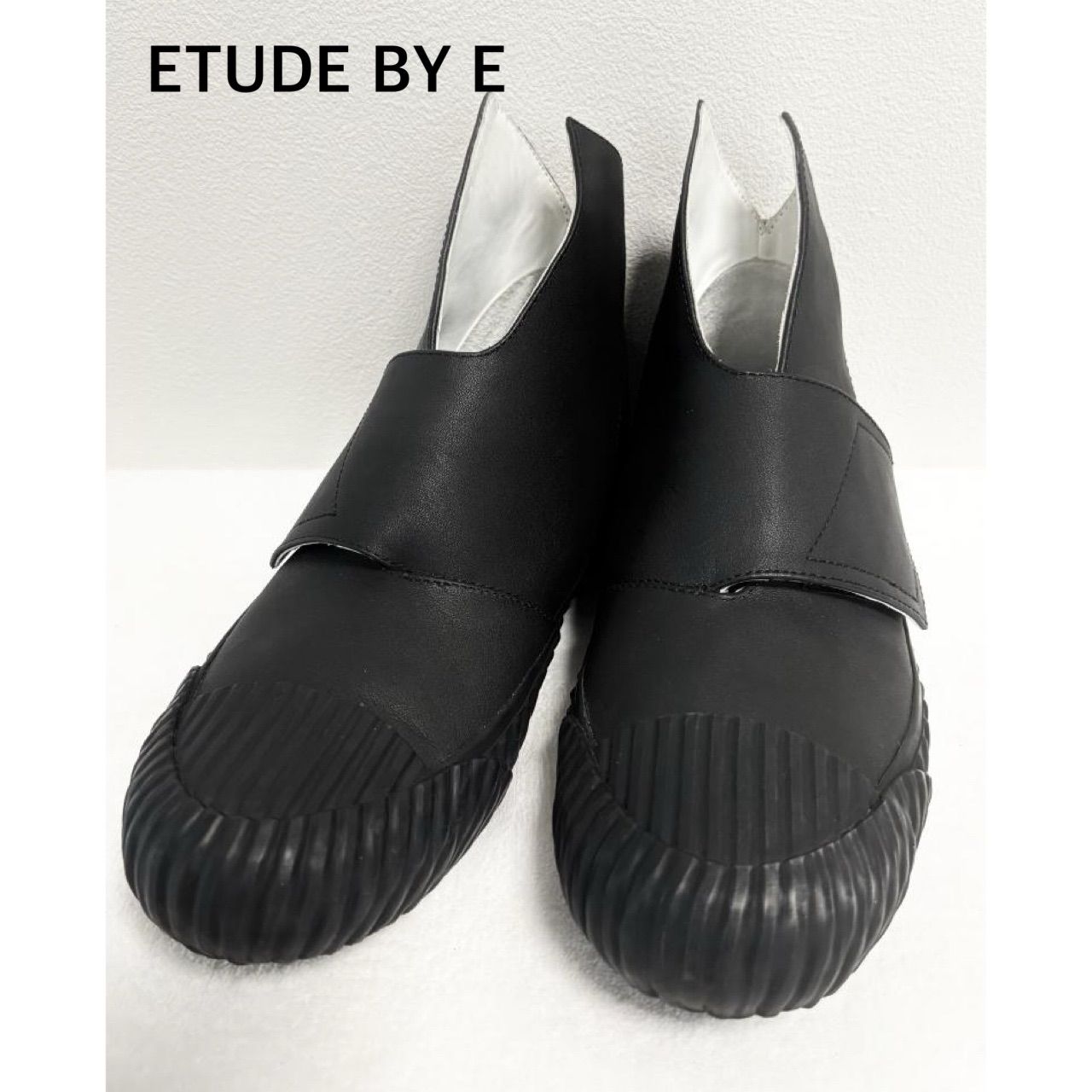 ETUDE BY E エチュードバイイー ベルクロシューズ 定価36 300円 ブラック 55 み 6457970