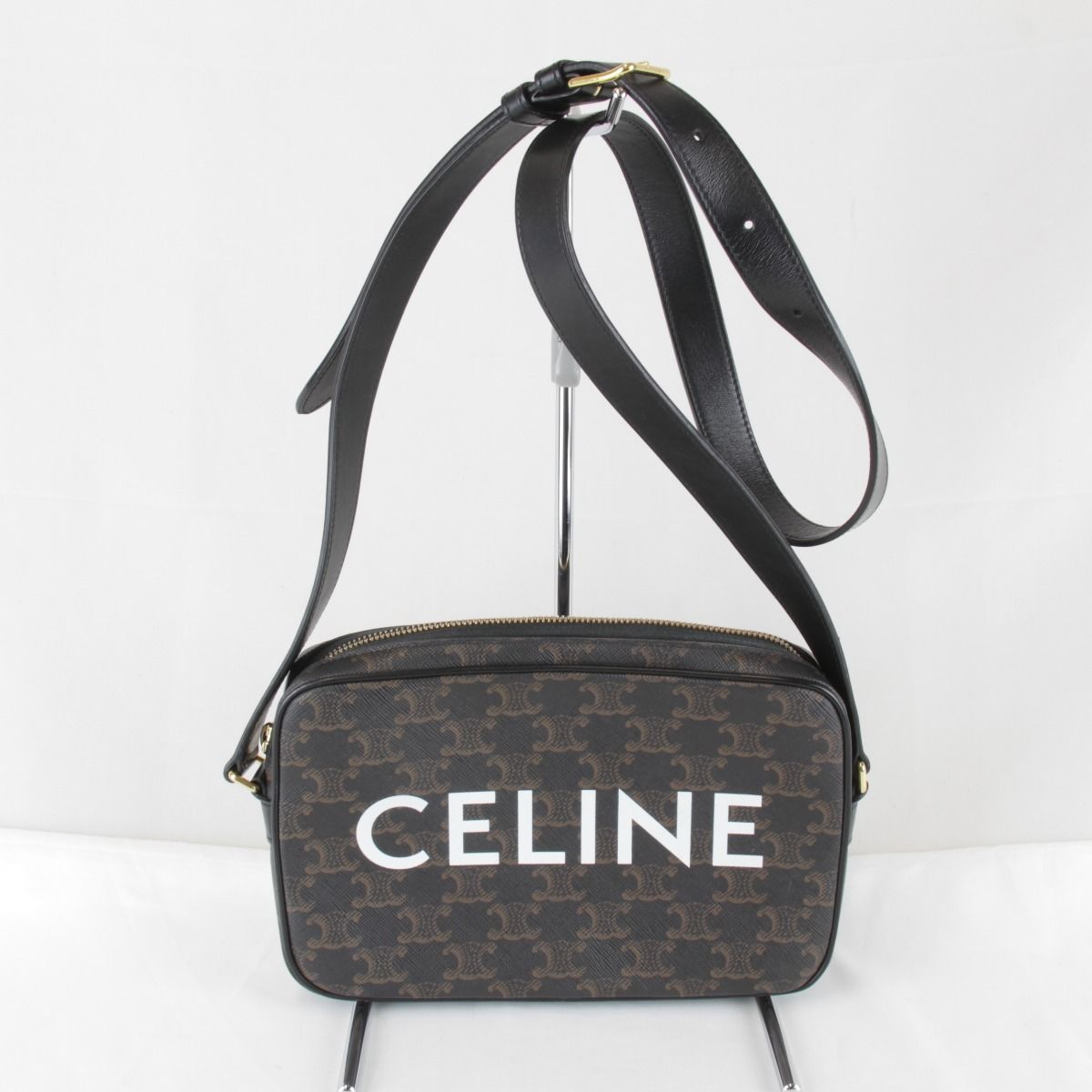 超美品『USED』CELINE【セリーヌ】 トリオンフ ミディアム 
